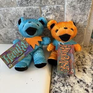 Vintage 90s RARE Grateful Dead Bear Plush - HAIGHT/ASHBURY - 1st Gen 1997 - NWT